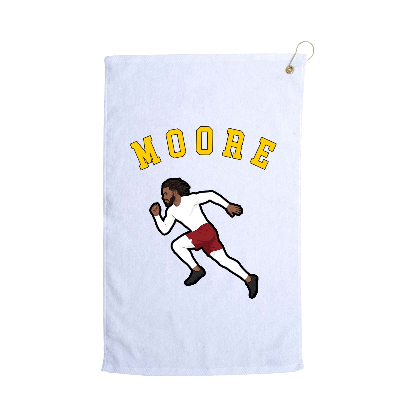 Golf Towel — Shirsey Arch in White