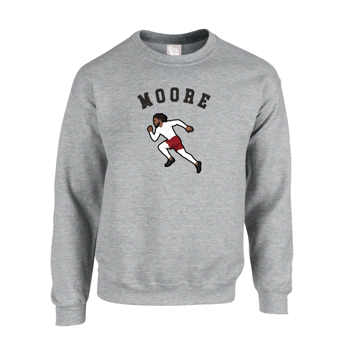 Fleece Crew — Shirsey Arch in Grey
