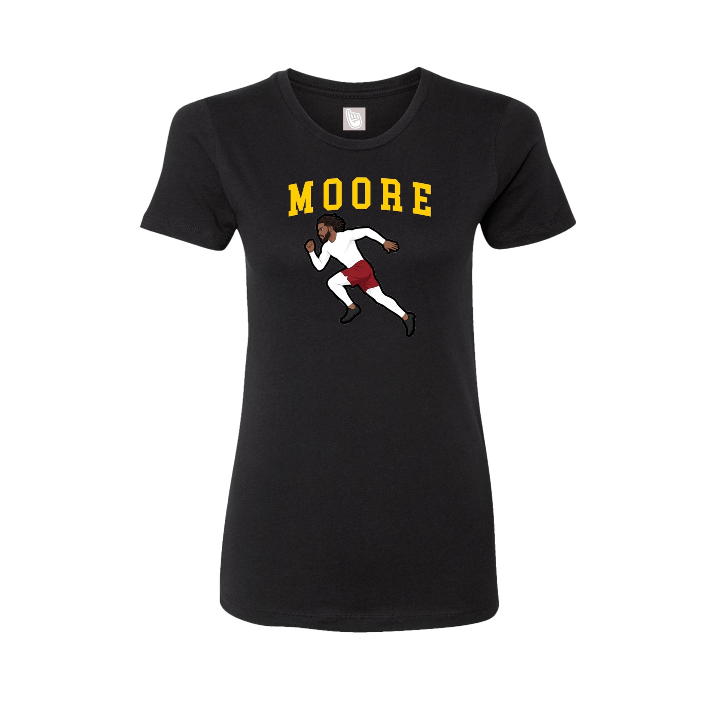 Fitted Women's Tee — Shirsey in Black
