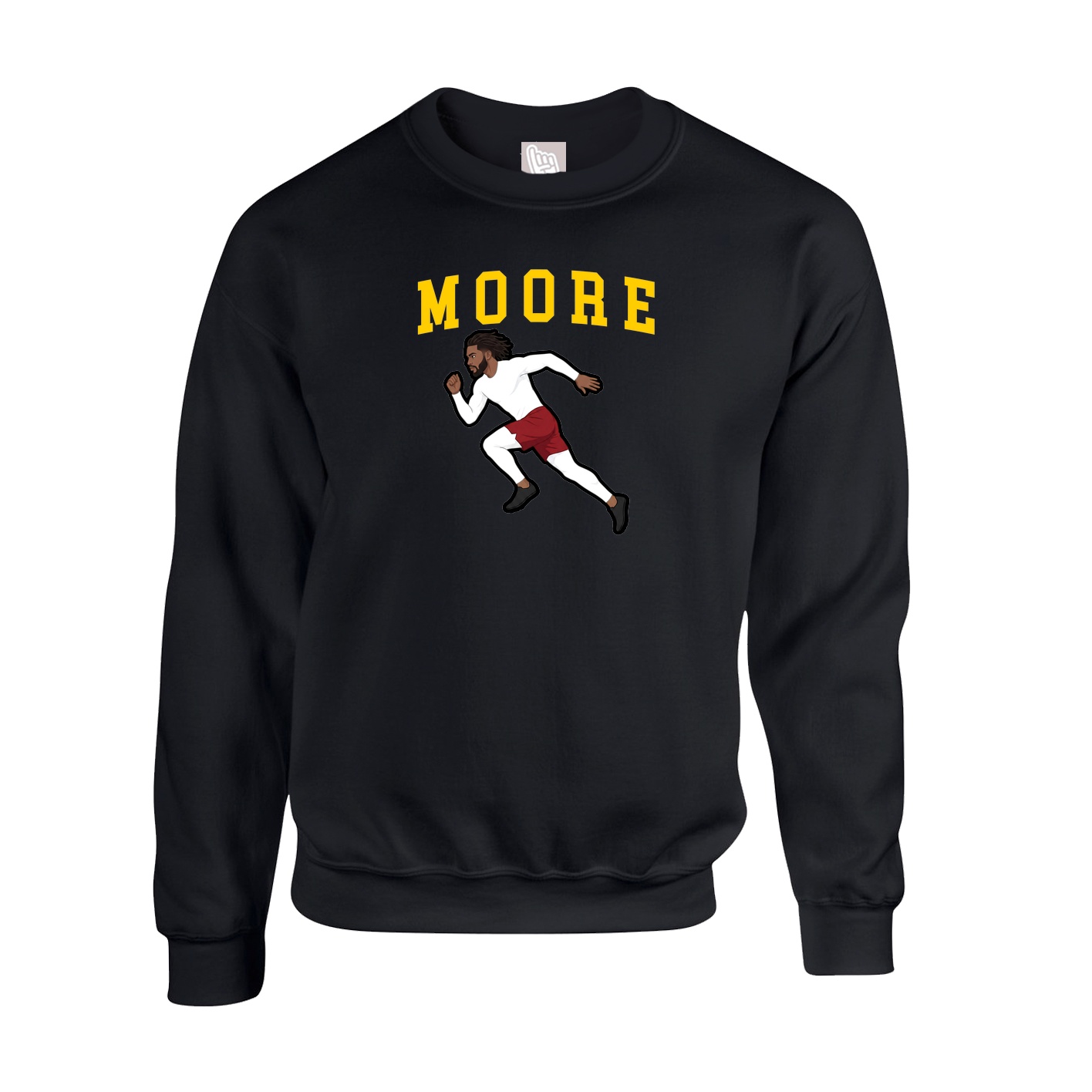 Fleece Crew — Shirsey in Black