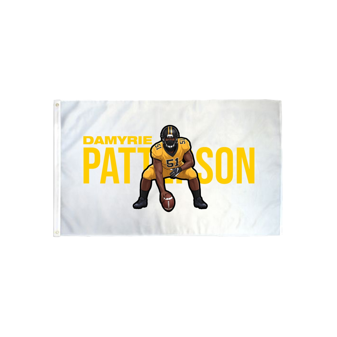 3x5 Flag — Player Name in Classic