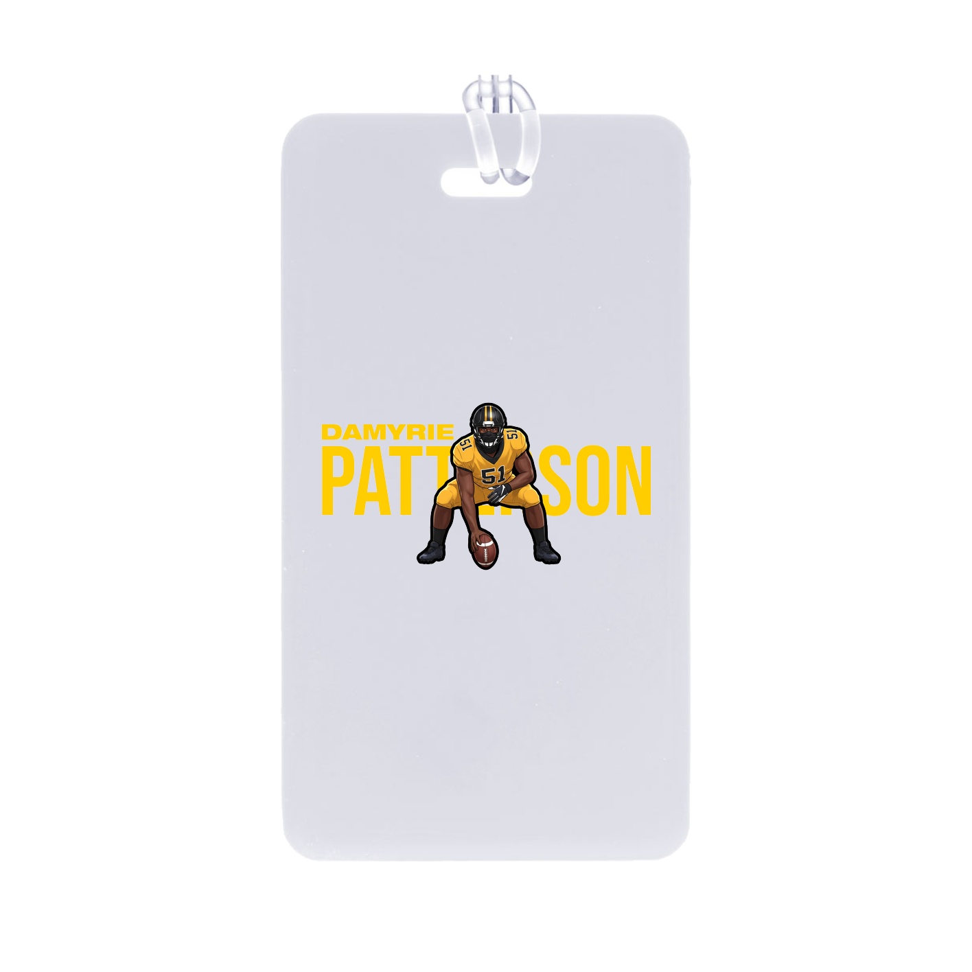 Bag Tag — Player Name in Classic