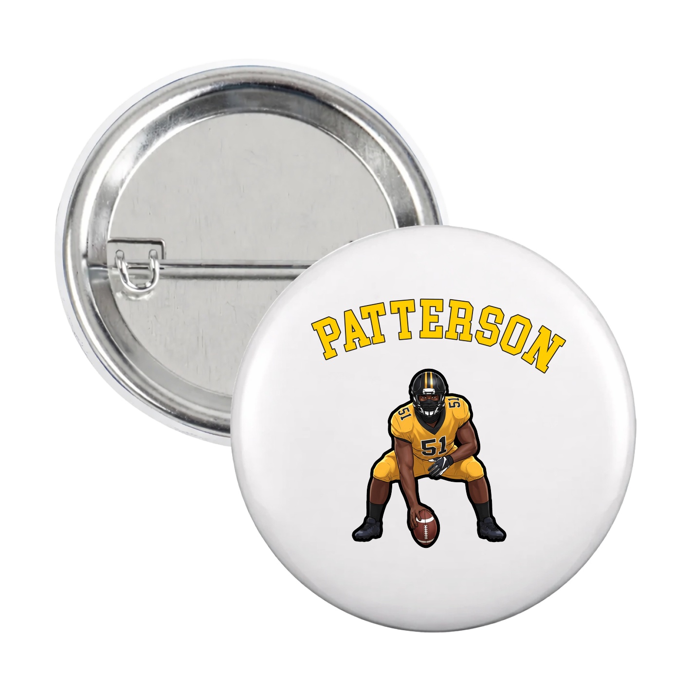 Game Day Button — Shirsey Arch in White