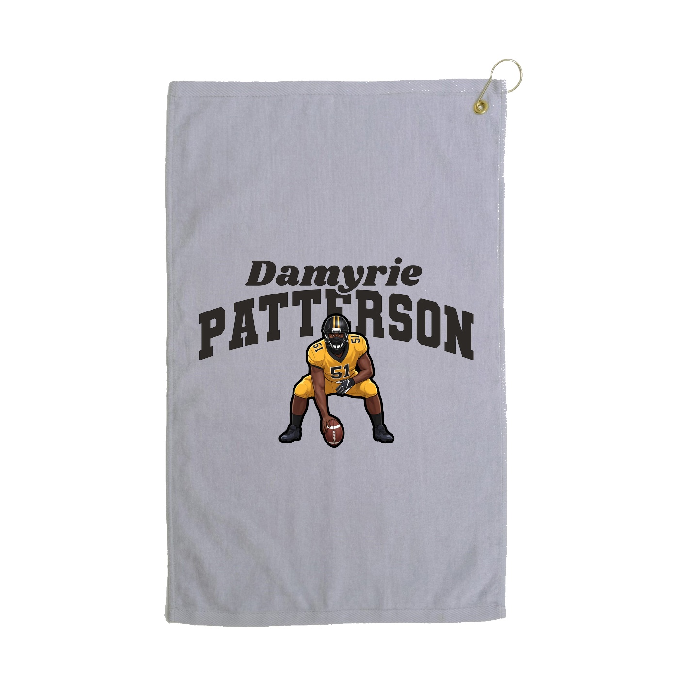 Golf Towel — Signature Arch in Grey