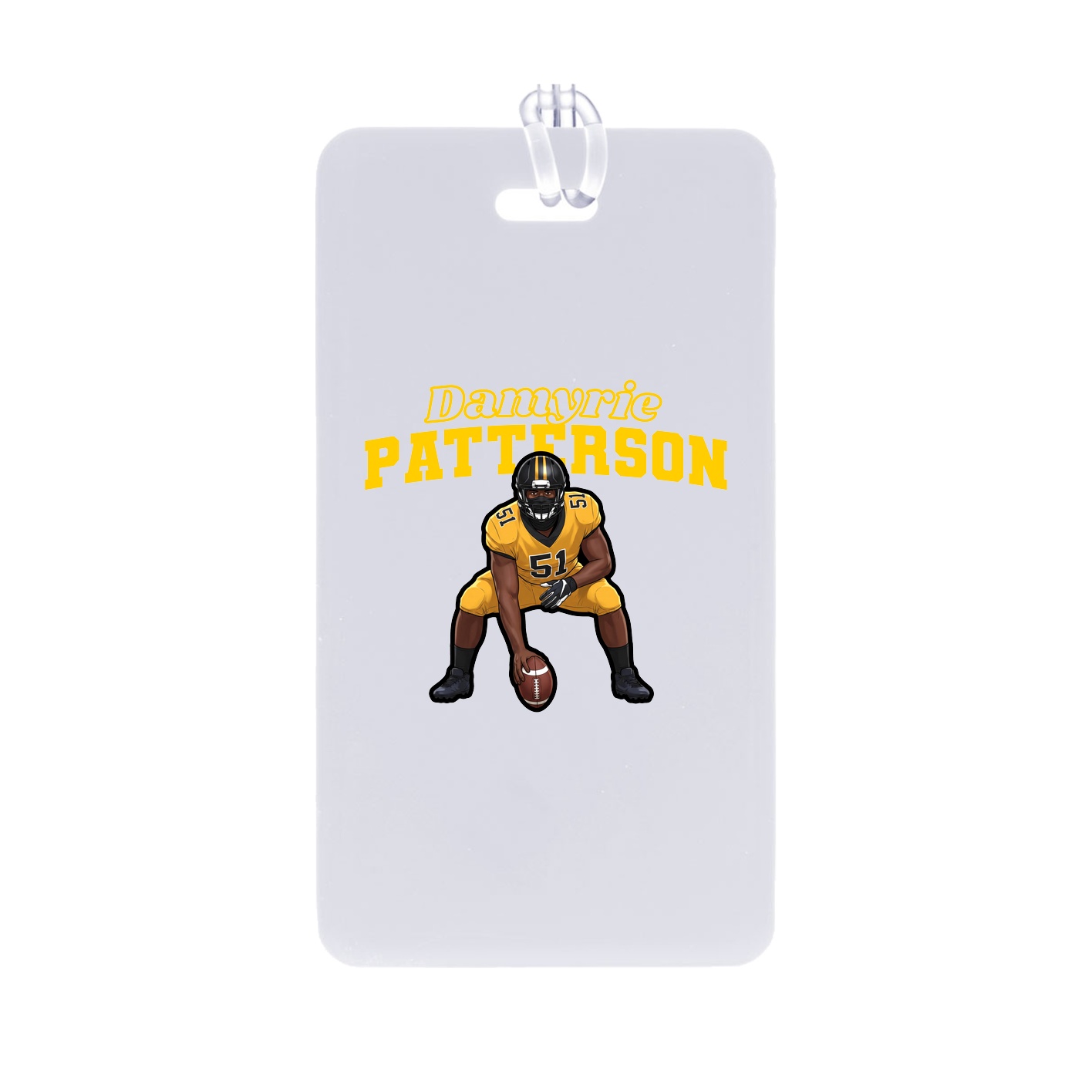 Bag Tag — Name Arch in Classic