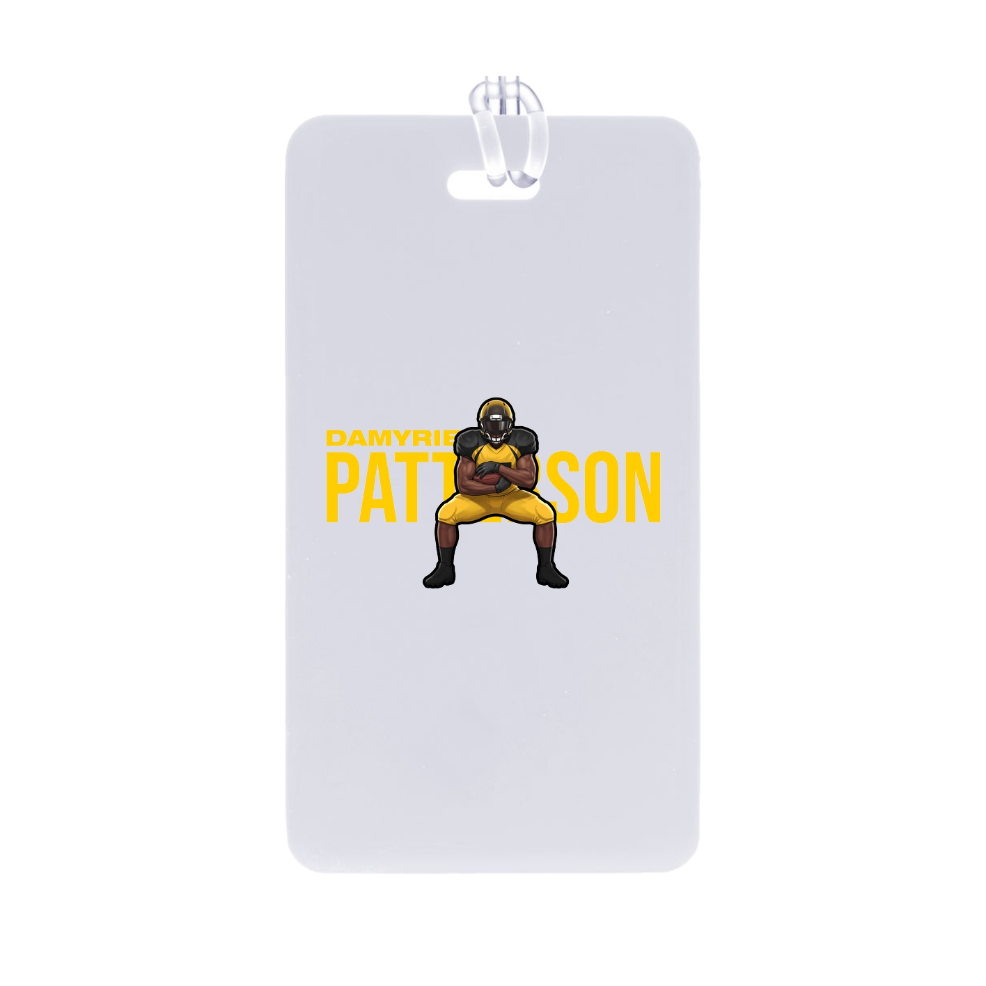 Bag Tag — Player Name in Classic