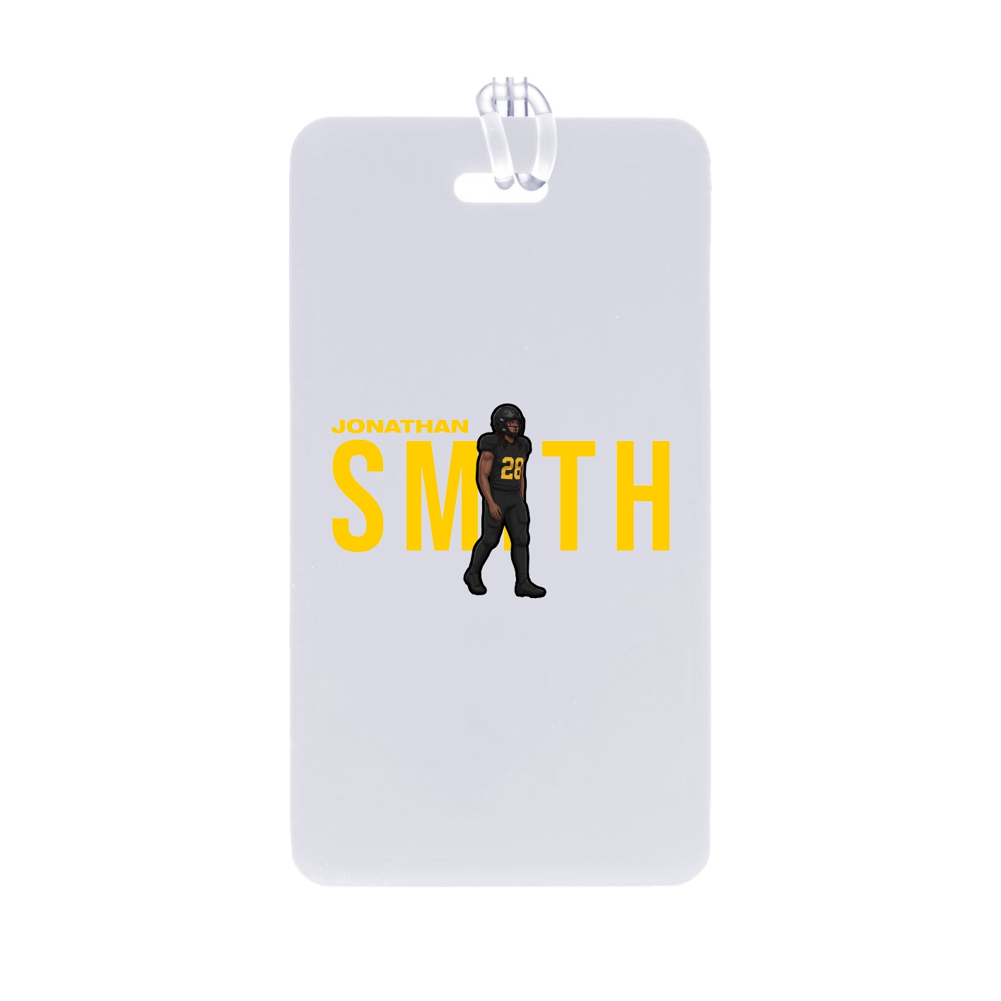Bag Tag — Player Name in Classic