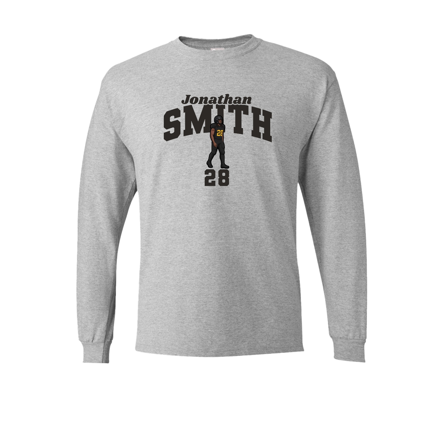 Long Sleeve Tee — Signature Arch in Grey