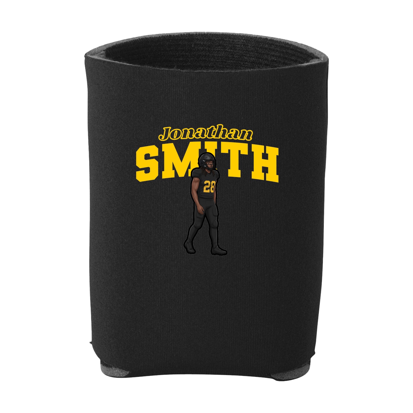 Can Holder — Name Arch in Black