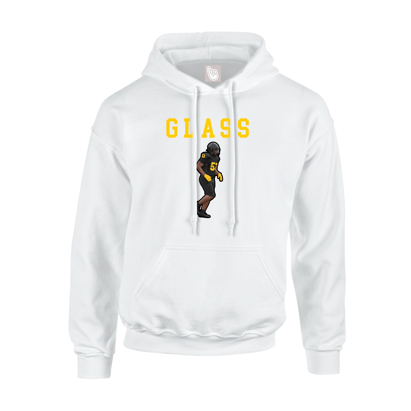 Youth Hoodie — Shirsey in White