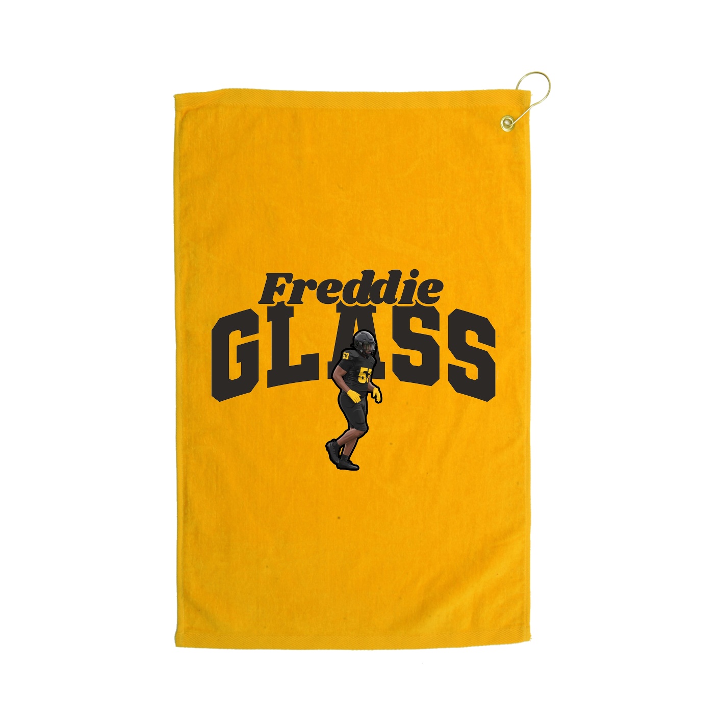 Golf Towel — Signature Arch in Gold
