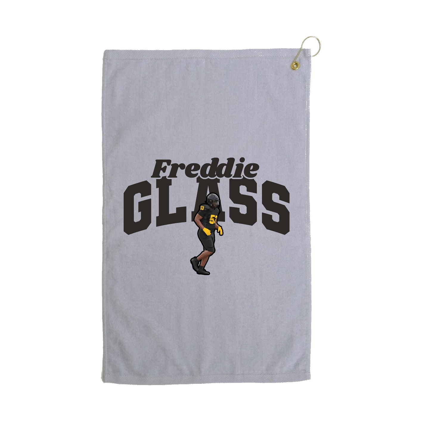 Golf Towel — Signature Arch in Grey