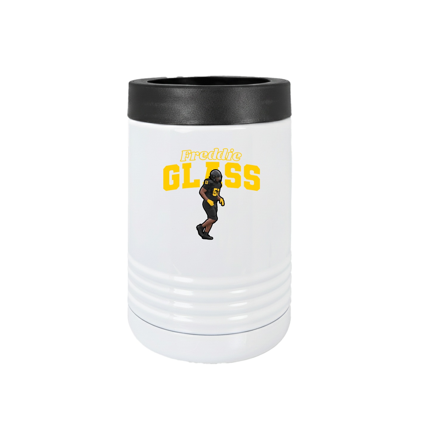 Beverage Holder — Name Arch in White