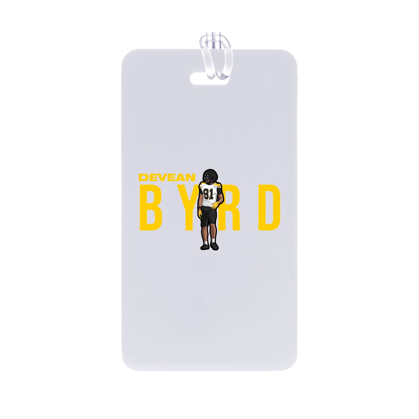 Bag Tag — Player Name in Classic