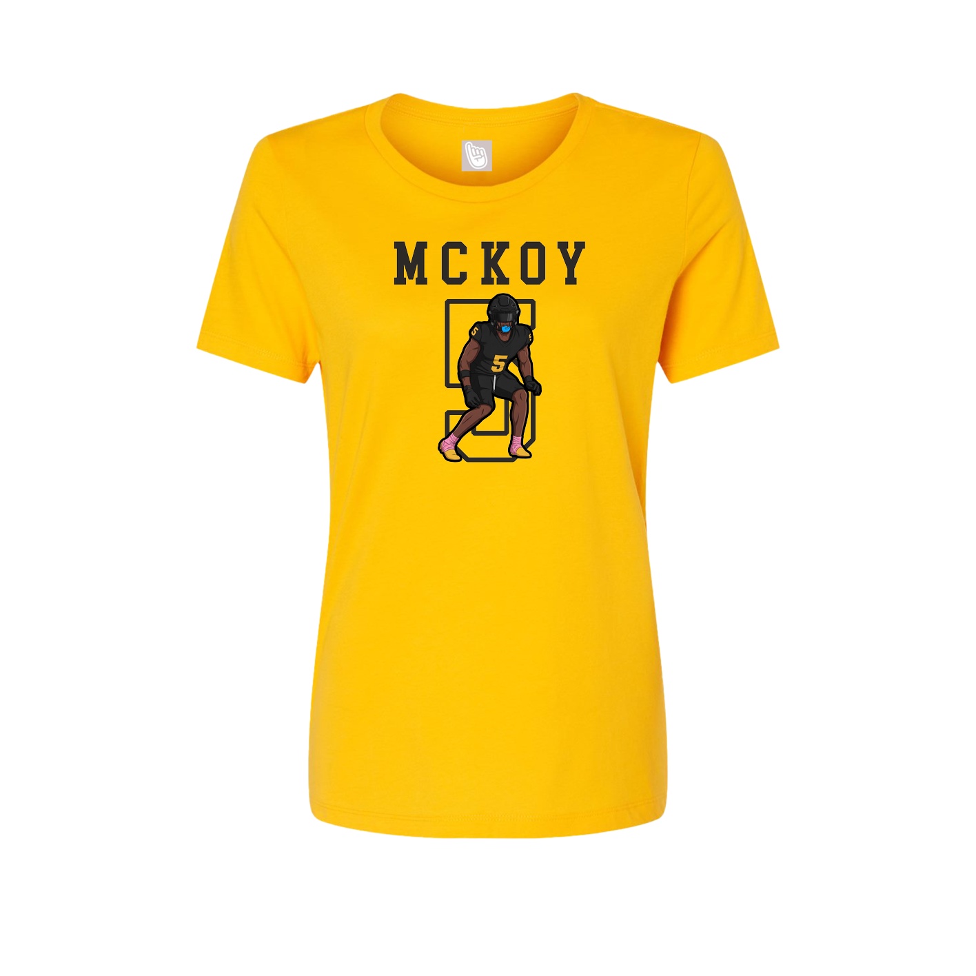 Fitted Women's Tee — Shirsey in Gold
