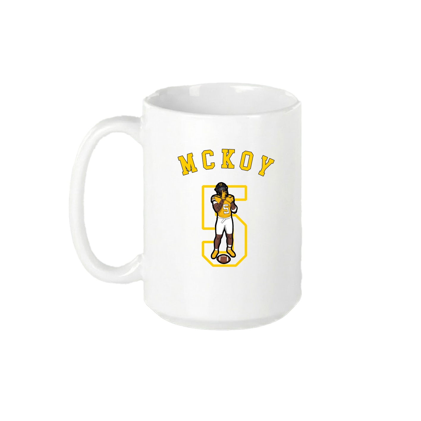 15oz Coffee Mug — Shirsey Arch in White