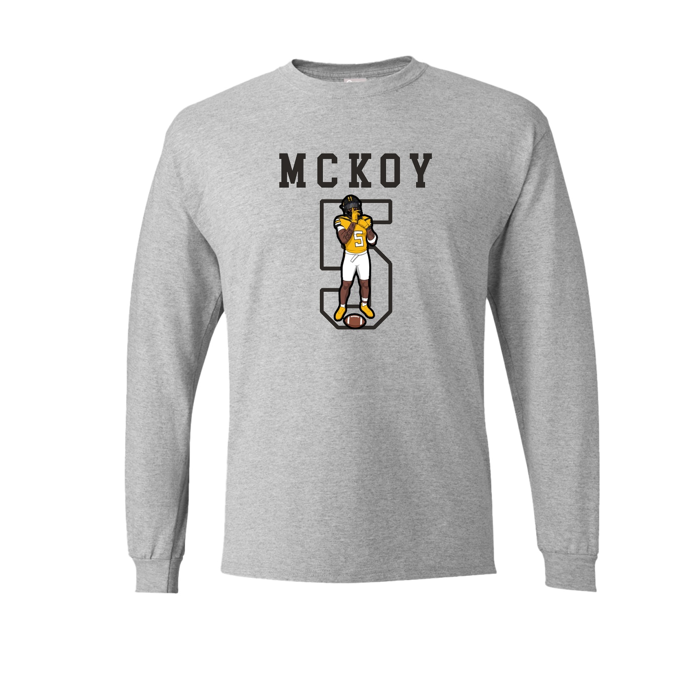 Long Sleeve Tee — Shirsey in Grey