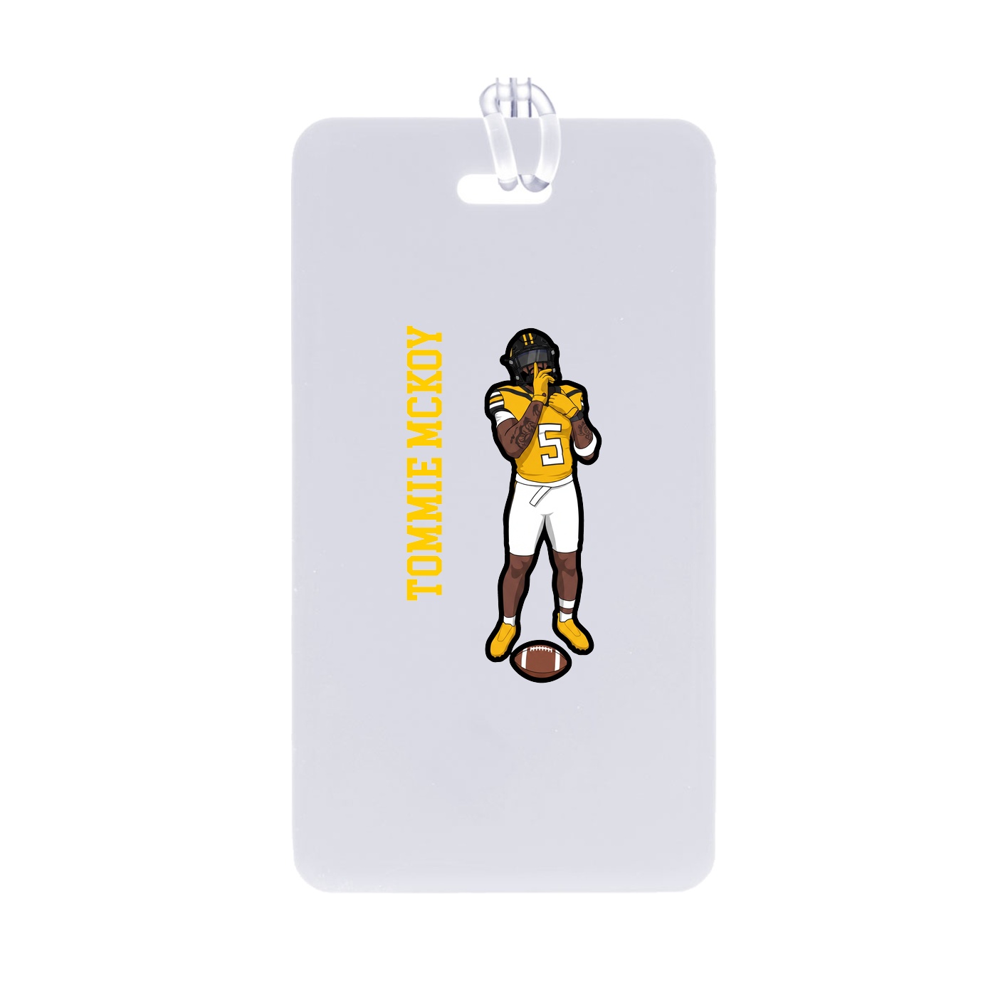 Bag Tag — Name Vertical in Classic