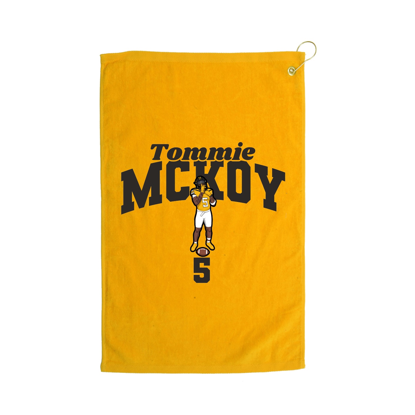 Golf Towel — Signature Arch in Gold
