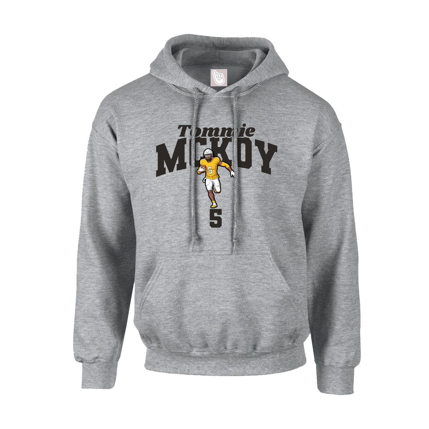 Hoodie — Signature Arch in Grey