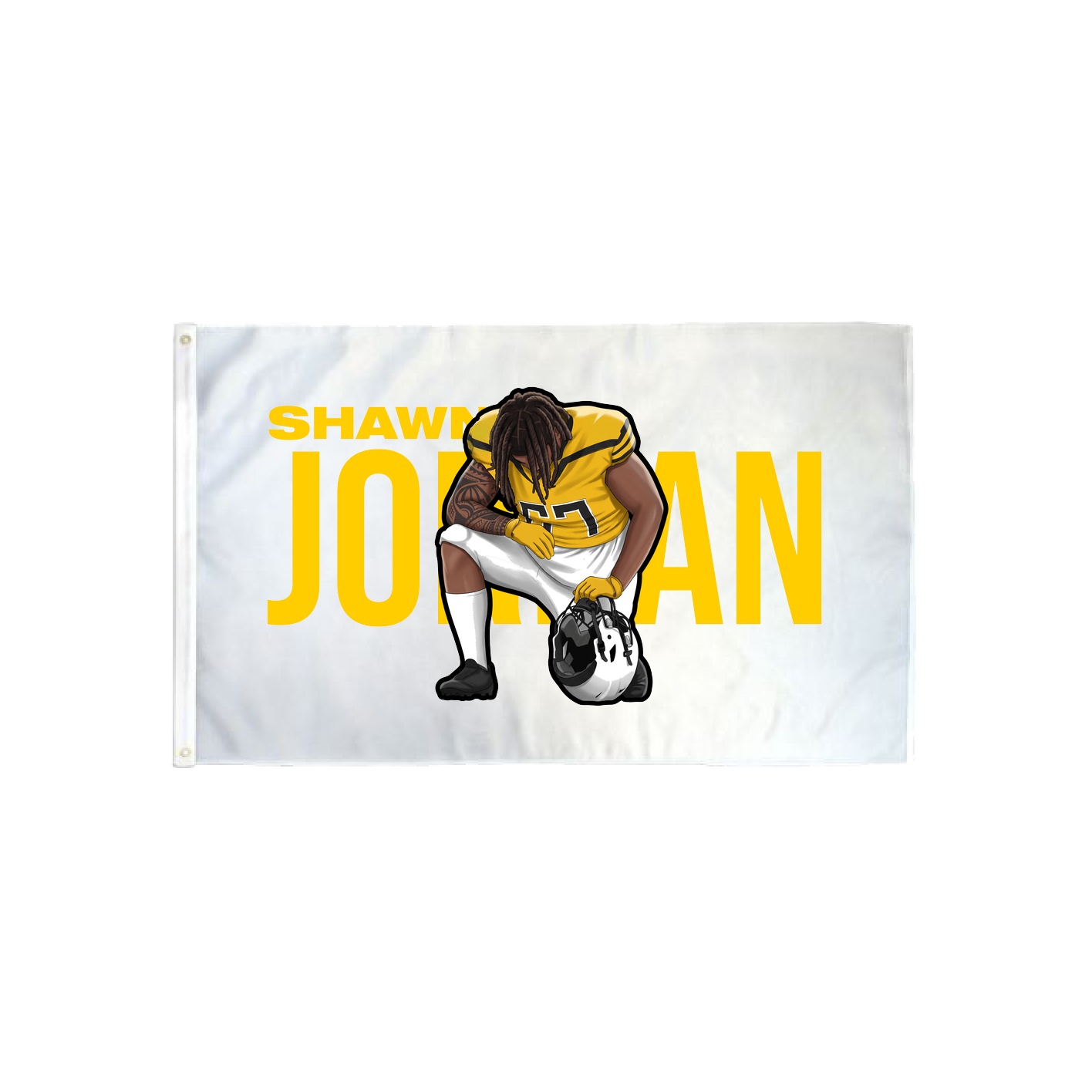 3x5 Flag — Player Name in Classic