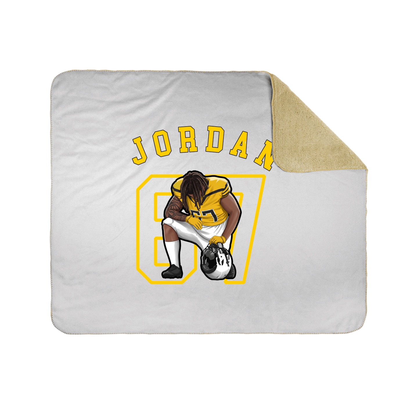 Throw Blanket — Shirsey Arch in White