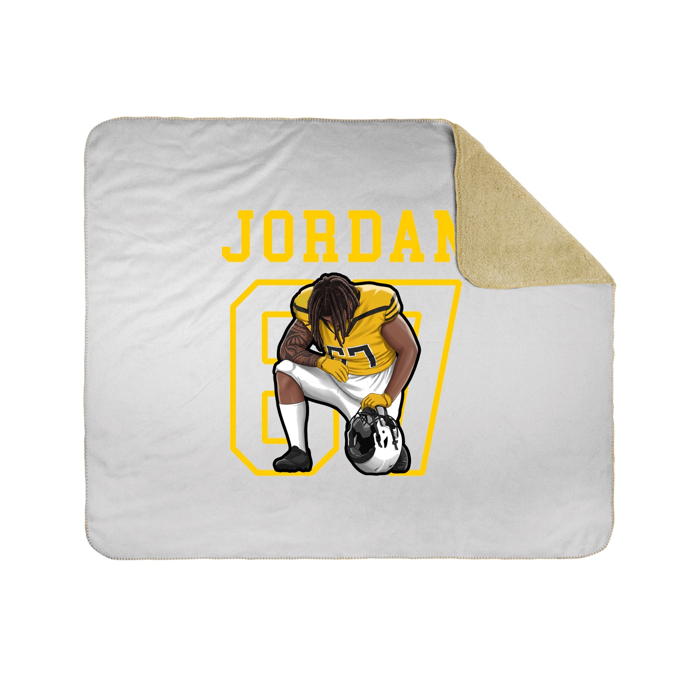 Throw Blanket — Shirsey in White