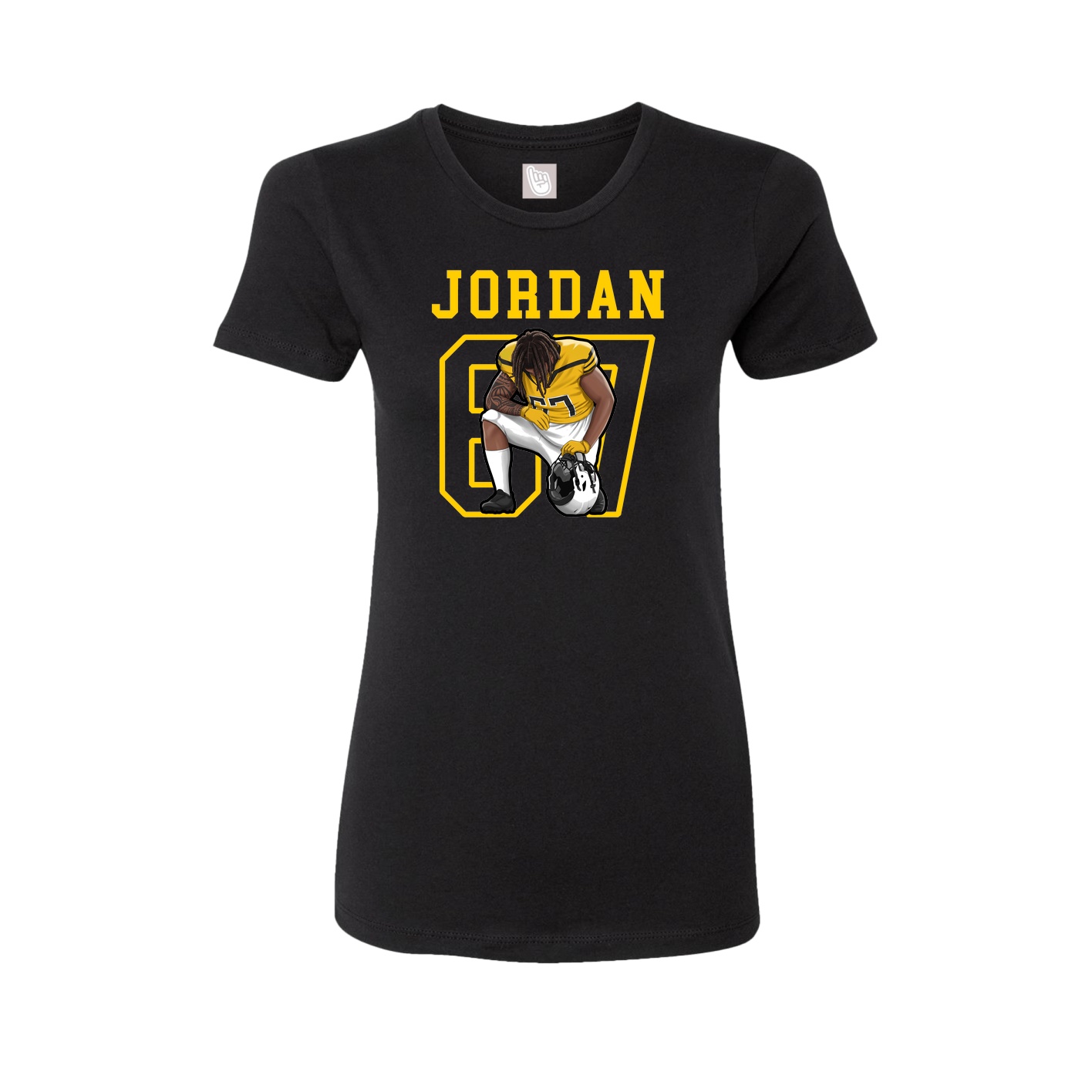 Fitted Women's Tee — Shirsey in Black