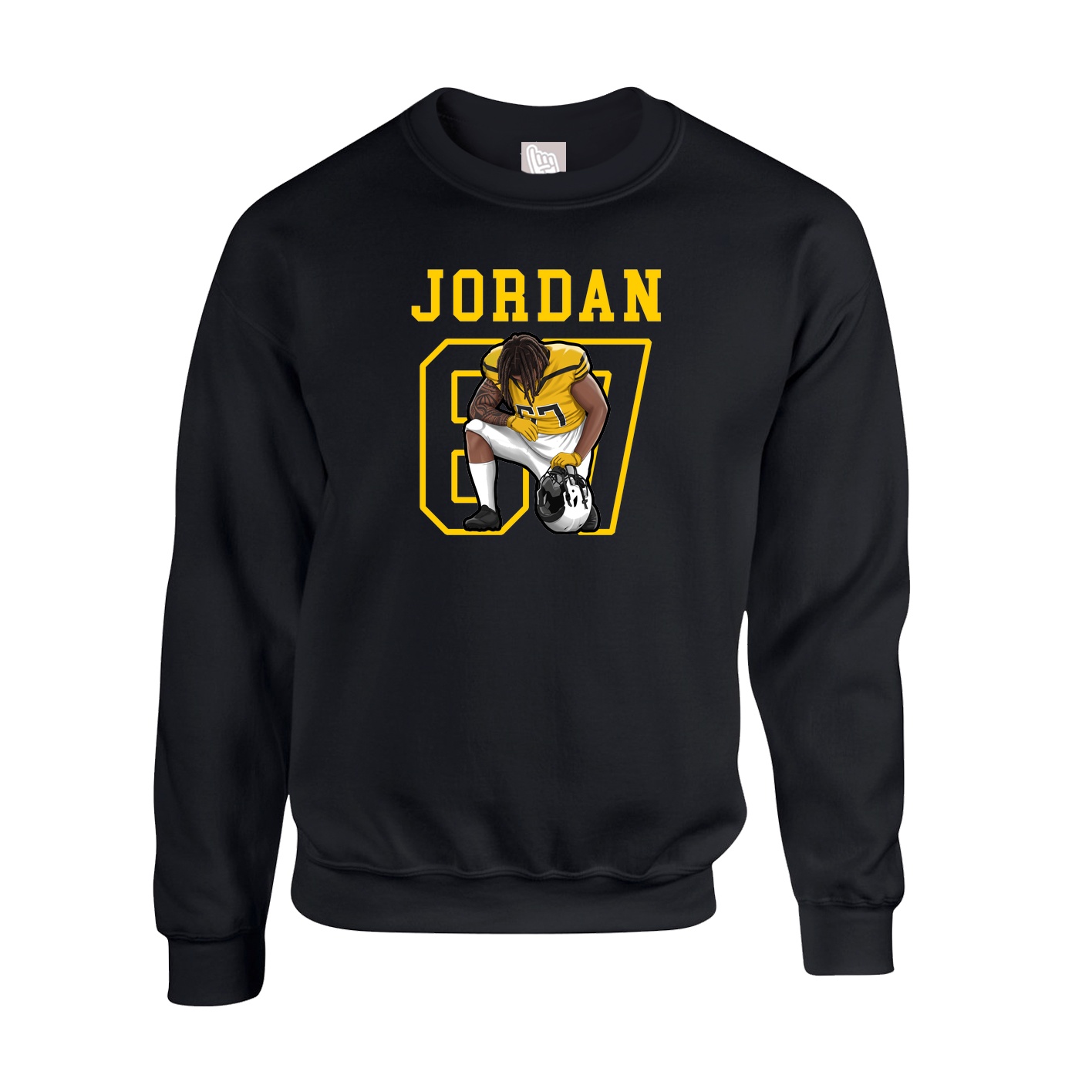 Fleece Crew — Shirsey in Black