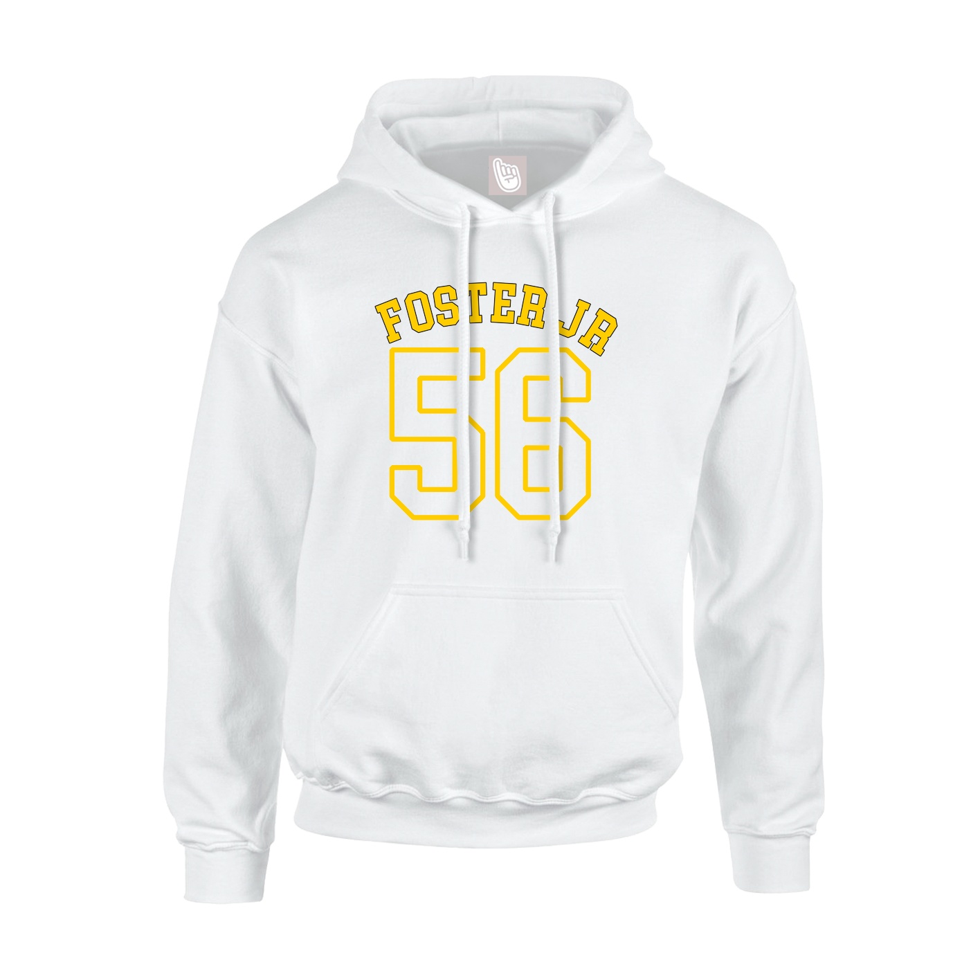 Hoodie — Shirsey Arch in White