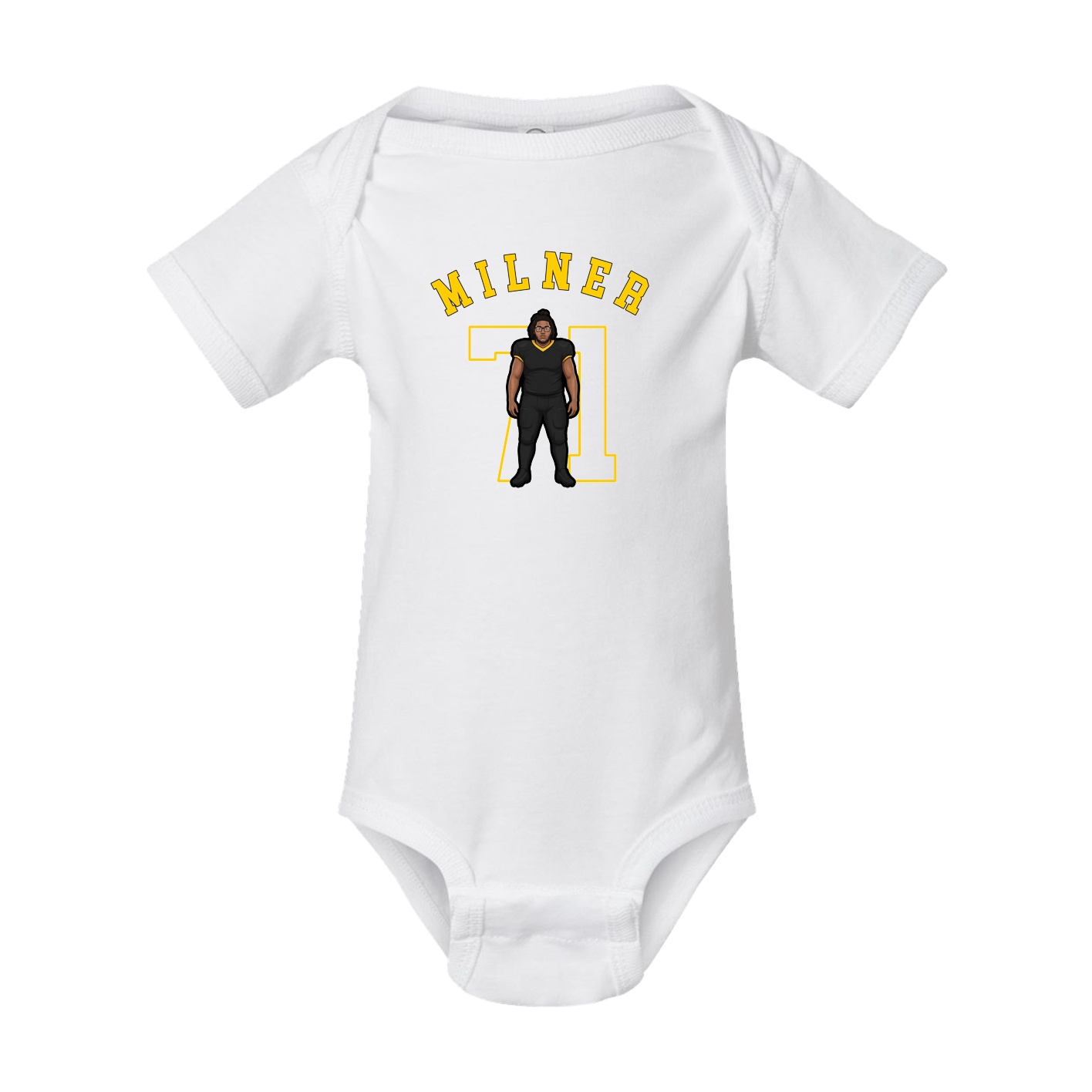 Baby Onesie — Shirsey Arch in White