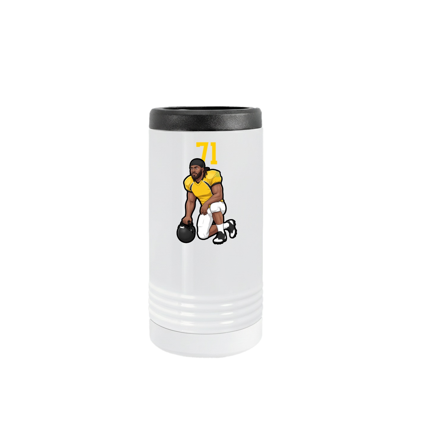 Slim Beverage Holder — Number Top in White