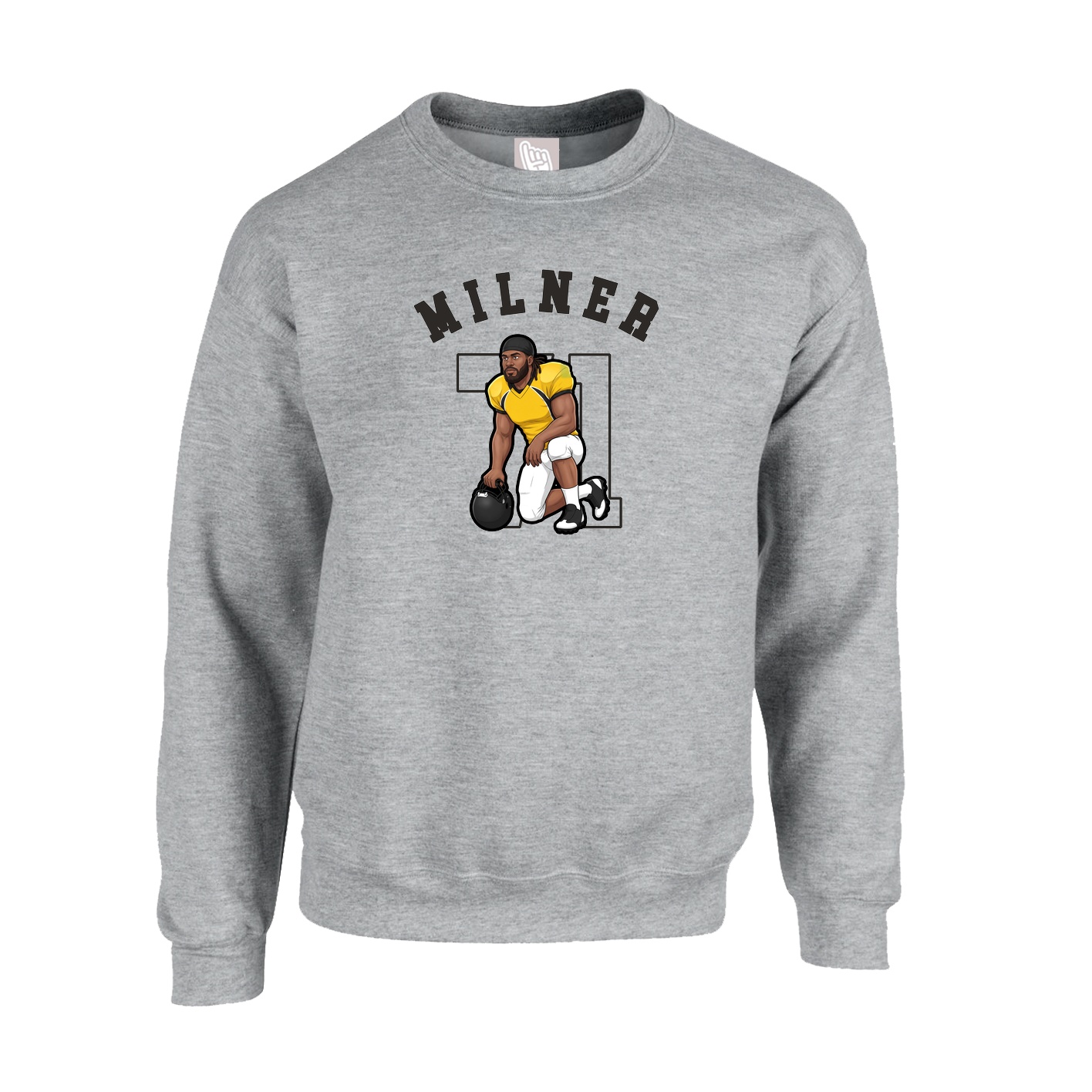 Fleece Crew — Shirsey Arch in Grey