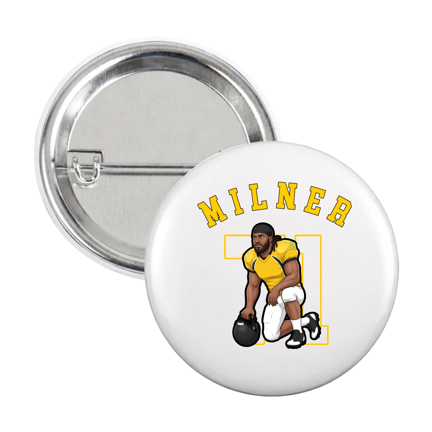 Game Day Button — Shirsey Arch in White