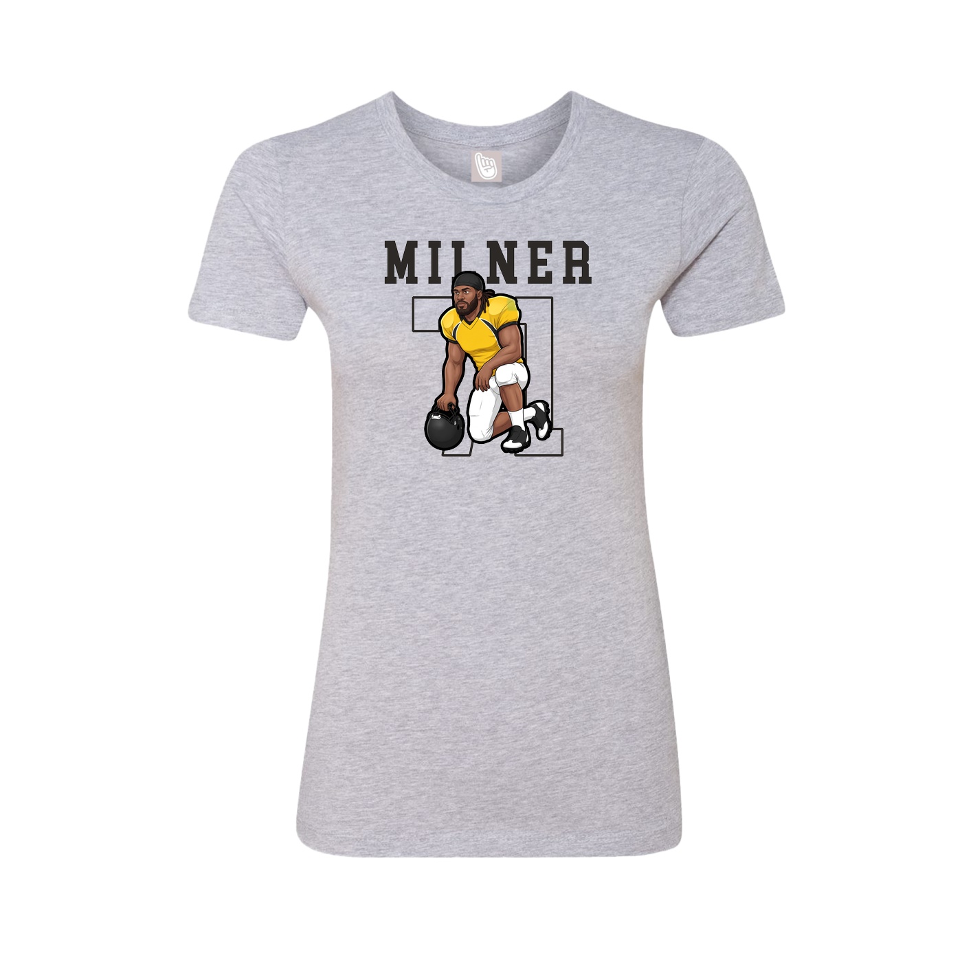 Fitted Women's Tee — Shirsey in Grey