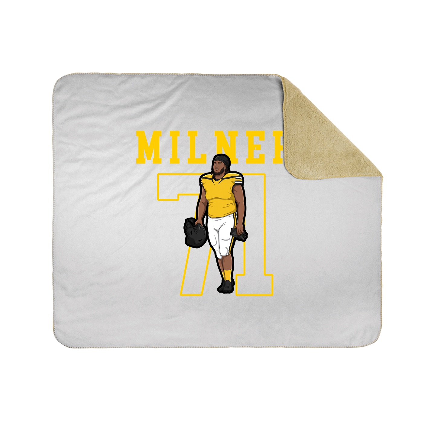 50x60 Sherpa Lined Throw Blanket