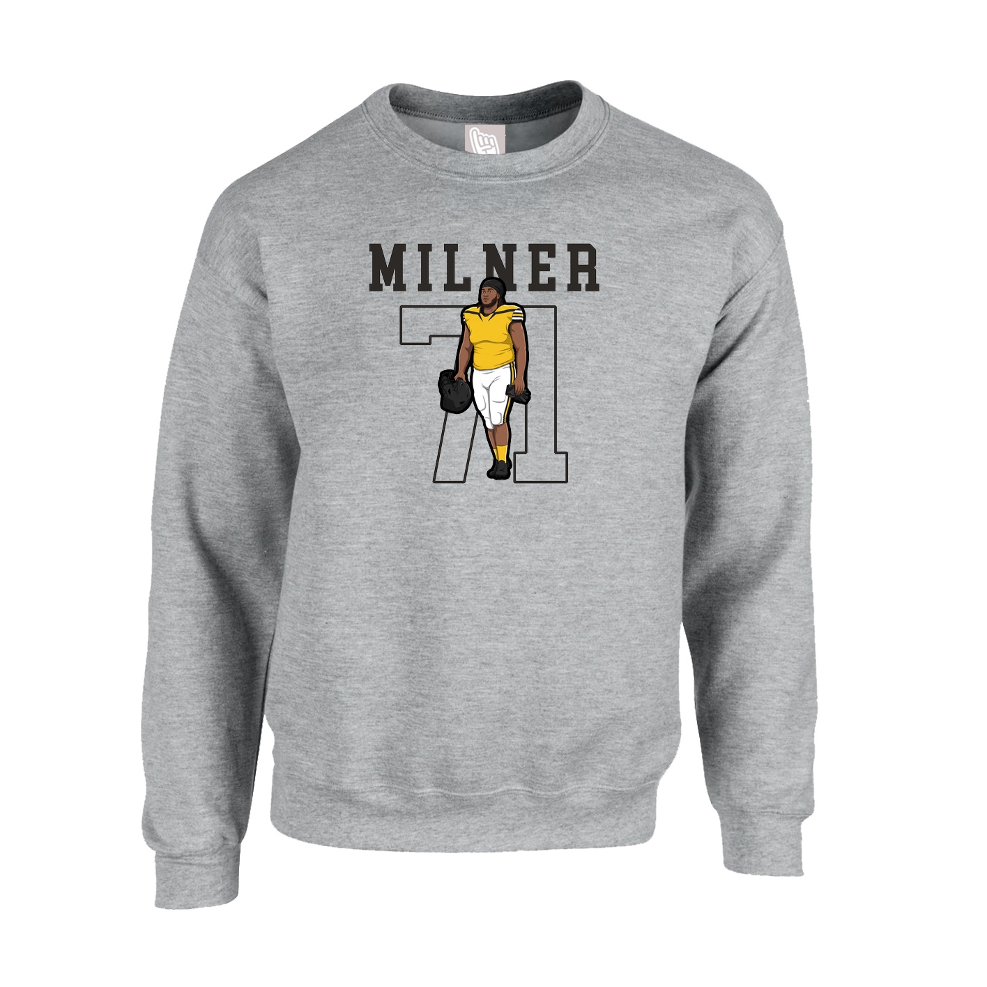 Fleece Crew — Shirsey in Grey