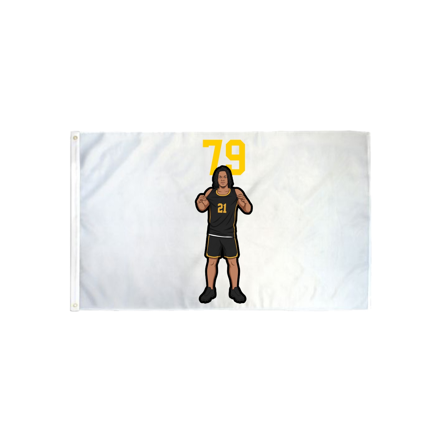 3x5 Flag — Number Top in Classic
