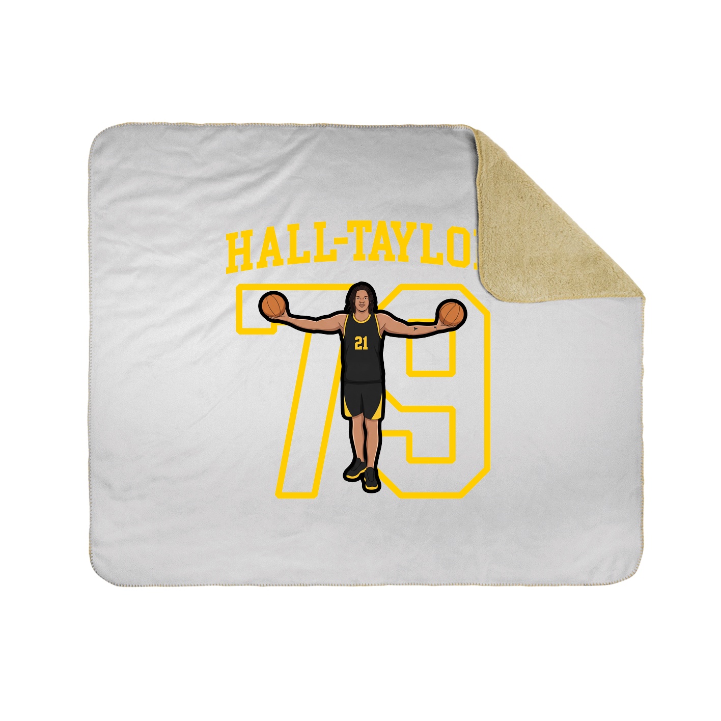 50x60 Sherpa Lined Throw Blanket