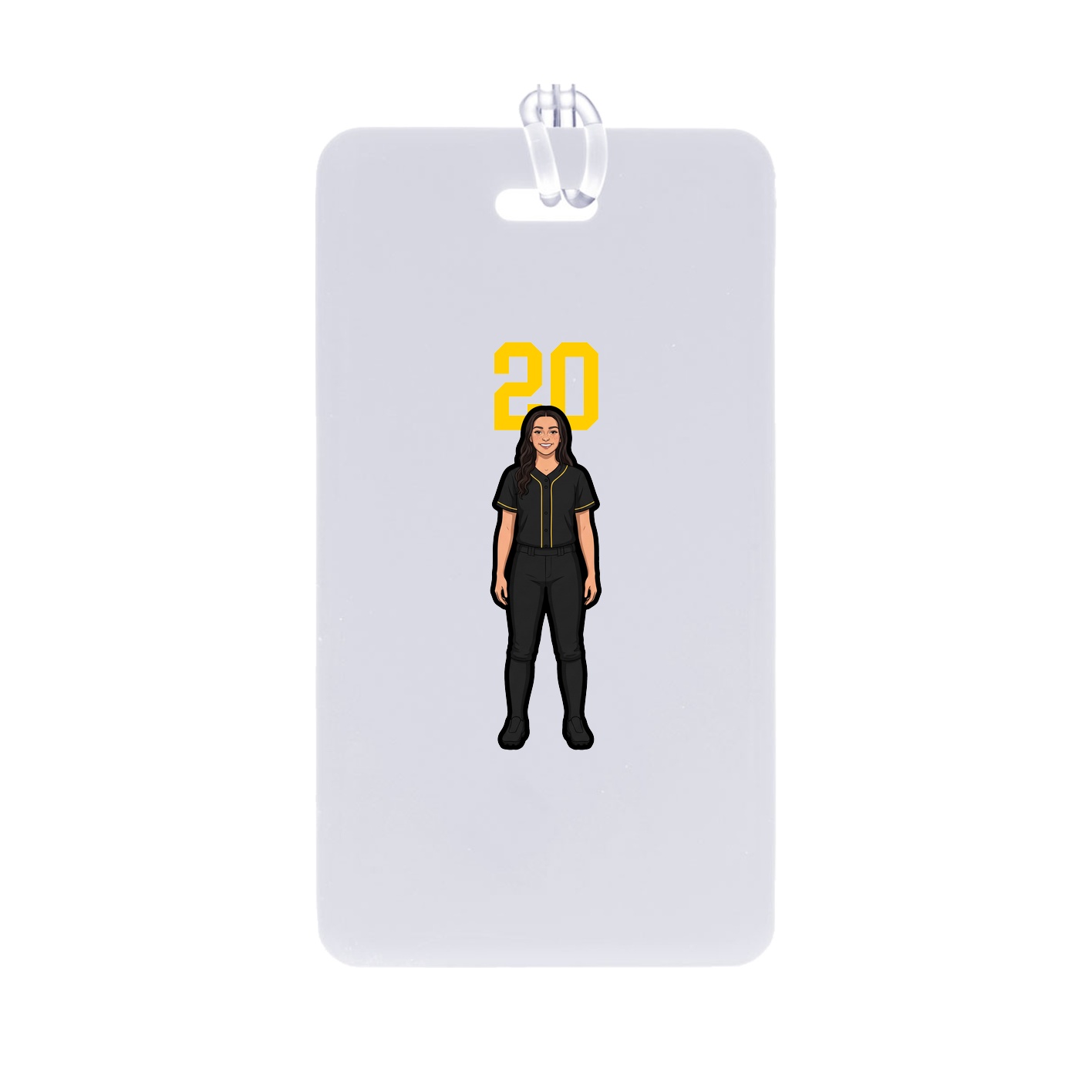 Bag Tag — Number Top in Classic