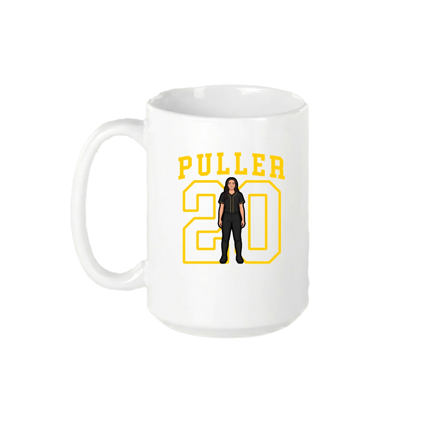 15oz Coffee Mug — Shirsey in White