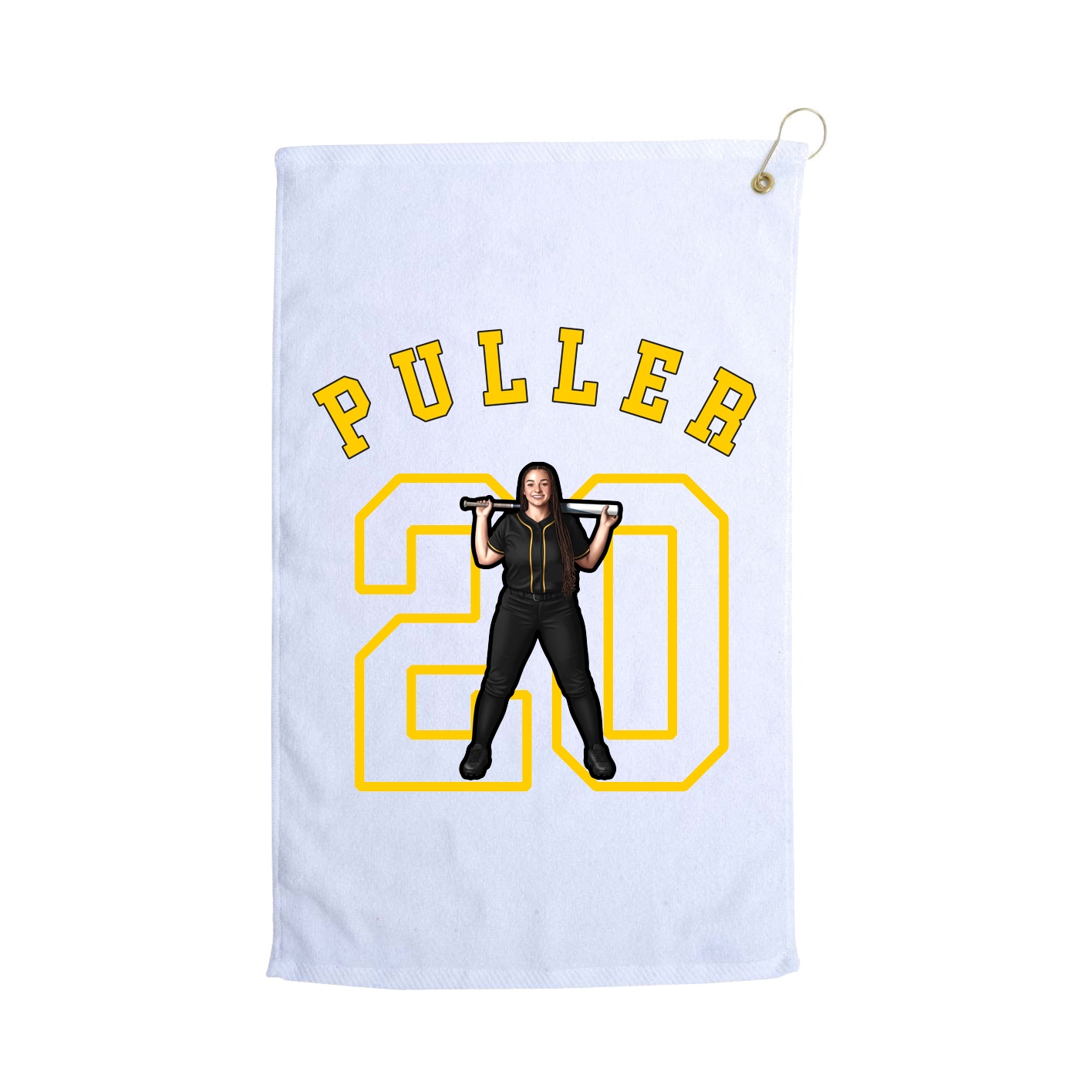 Golf Towel — Shirsey Arch in White