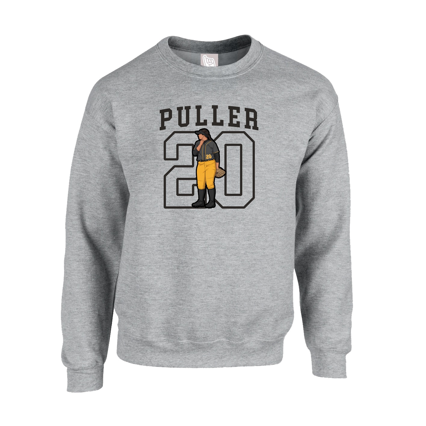 Fleece Crew — Shirsey in Grey