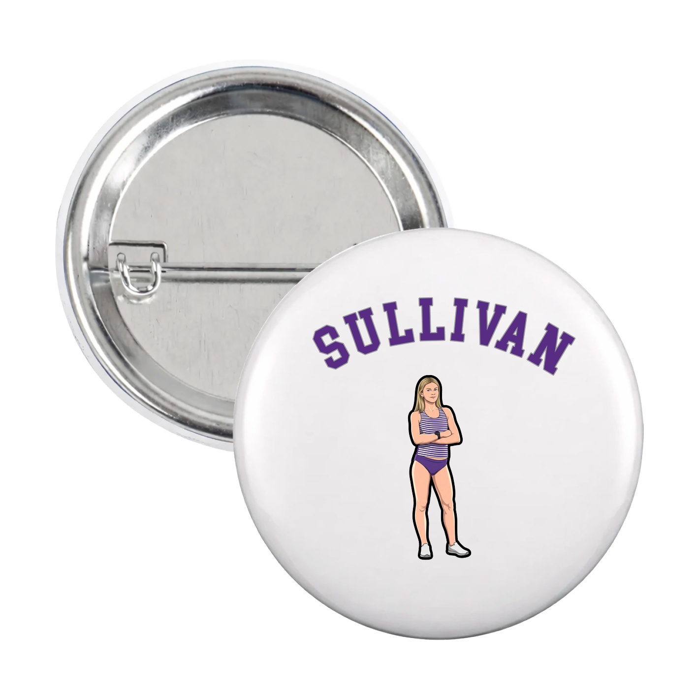 Game Day Button — Shirsey Arch in White