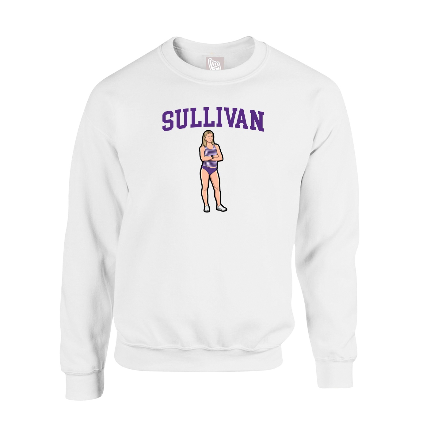 Fleece Crew — Shirsey in White