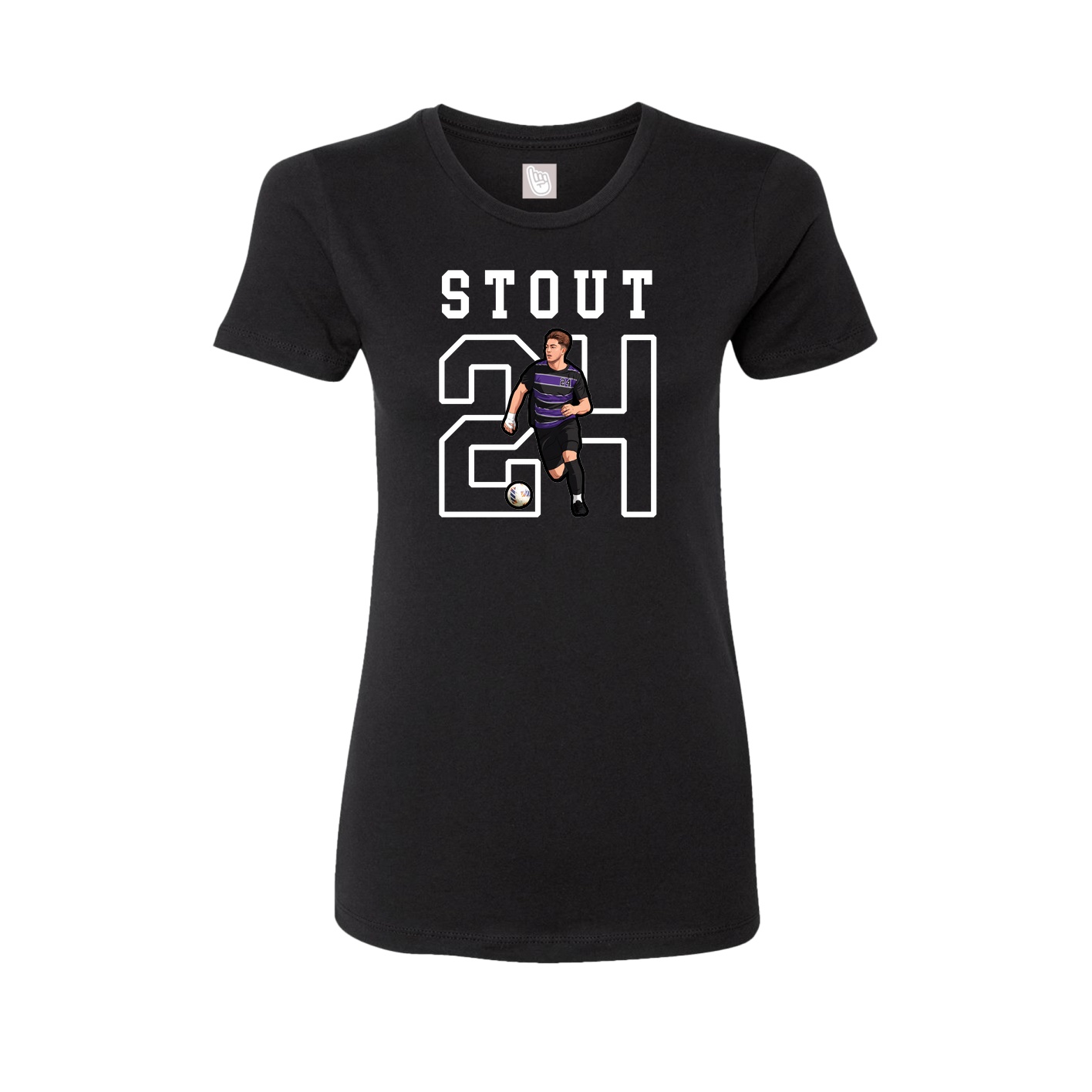 Fitted Women's Tee — Shirsey in Black