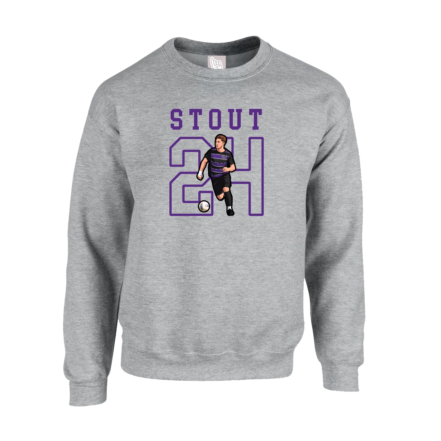 Fleece Crew — Shirsey in Grey
