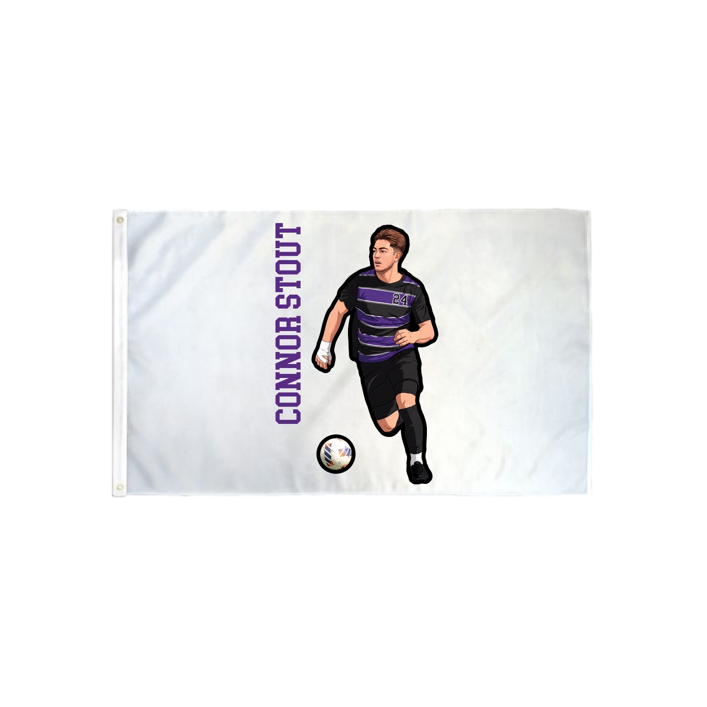 3x5 Flag — Name Vertical in Classic
