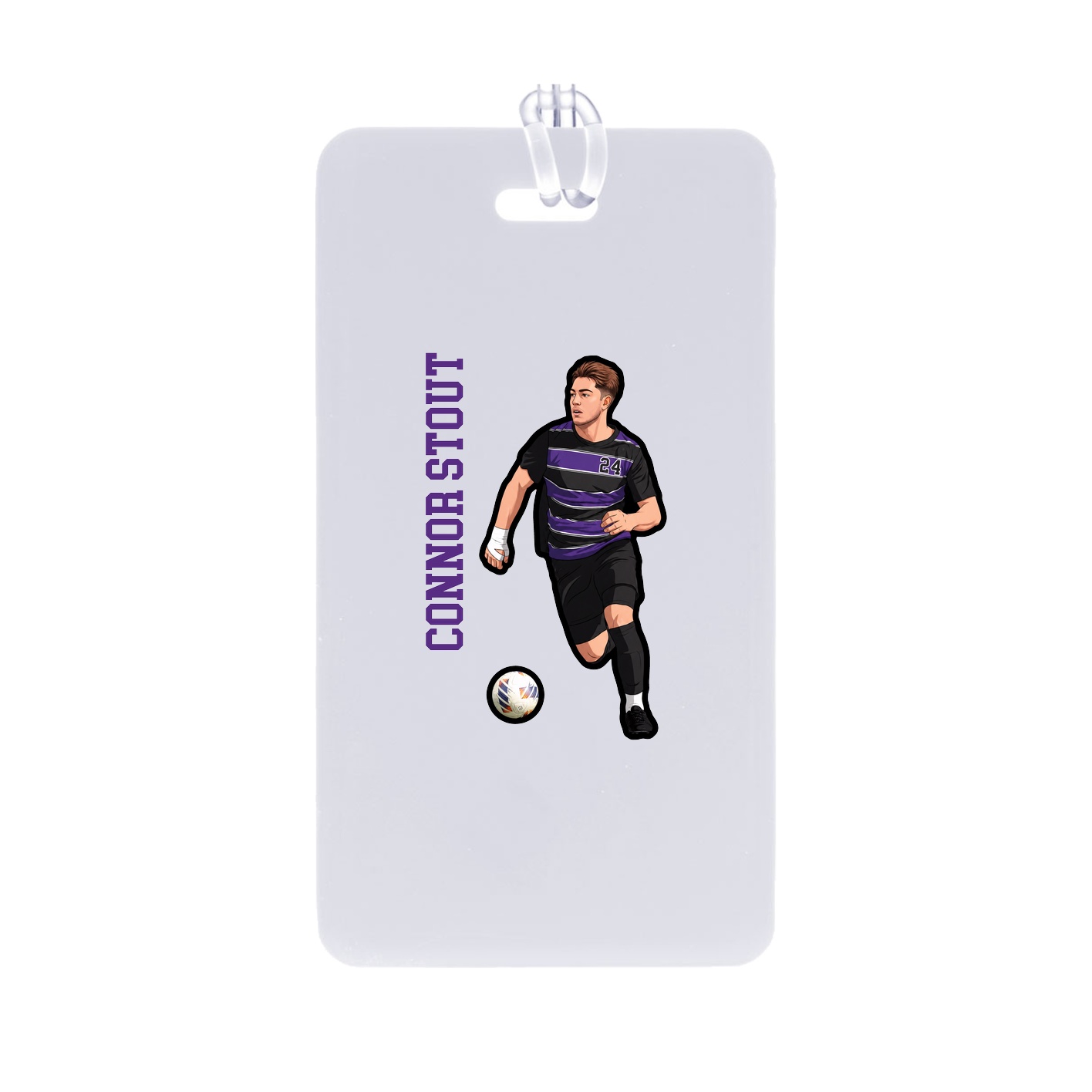 Bag Tag — Name Vertical in Classic