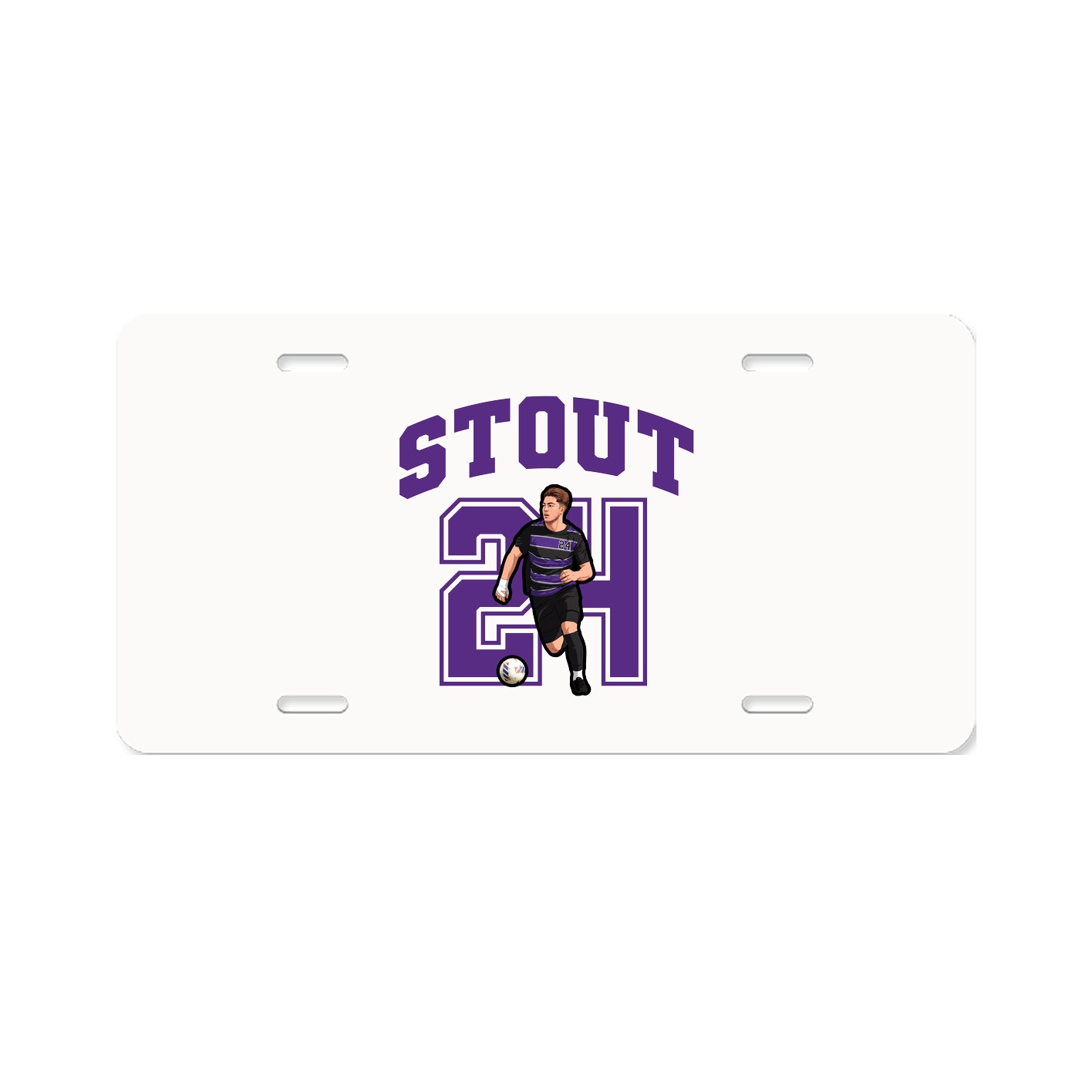 License Plate — Number in Classic